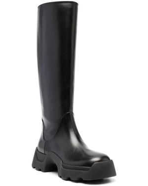 Proenza Schouler Leren Knielaarzen - Zwart