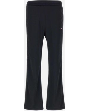 DIESEL Zamero Schwarze Jogginghose Mit Grauem Piping - Blau