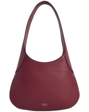 KHAITE 'Joan' 'Oxblood' Bolso pequeño Lear en color burdeos - Morado