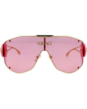 Versace Lunettes de soleil géométriques 0 VE2268 100284 - Rose