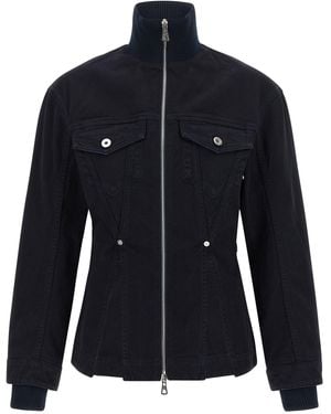 Jean Paul Gaultier 'The Slit Denim' Jacke - Blau