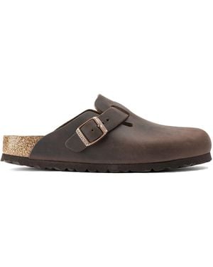 Birkenstock Sabot Boston Oiled Leather Habana Calz. S - Brown