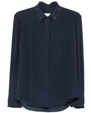 Trame Auree Cotton Shirt - Blue