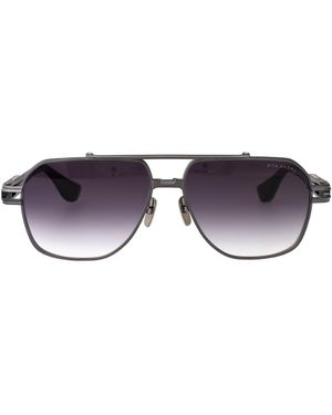 Dita Eyewear Aviator Sunglasses Dts436 A 02 Blk Pld - Blue