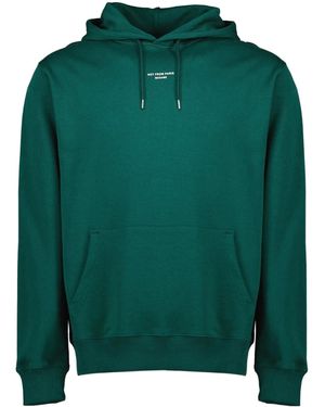 Drole de Monsieur Classic Slogan Hoodie - Green