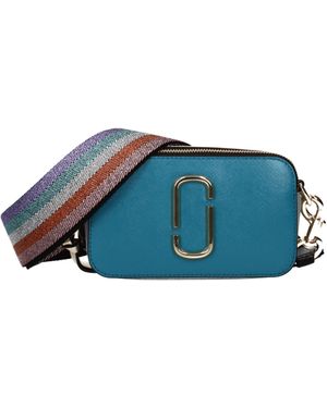 Marc Jacobs Shoulder Bags Leather/ Port - Blue