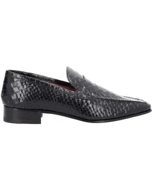 Paris Texas Leather Loafers - Gray