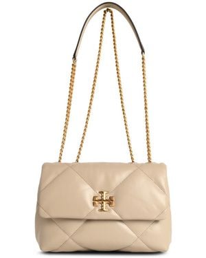 Tory Burch Small 'Kira' Convertible Shoulder Bag - Natural