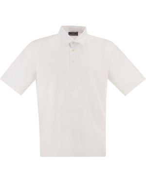 Herno Poloshirt aus technischem Funktionsstoff von - Weiß