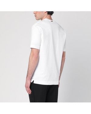 ZEGNA T Shirt With Logo - White