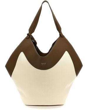 KHAITE Medium Lotus Tote Tote Bag - Natural