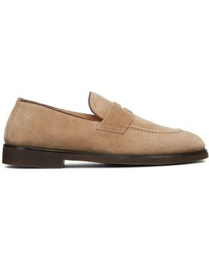 Brunello Cucinelli Suede Loafers - Brown
