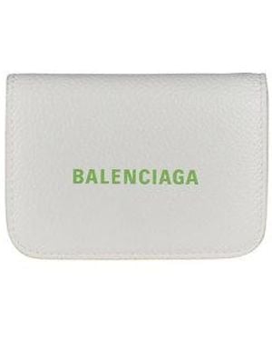 Balenciaga Wallet Cash Mini - White