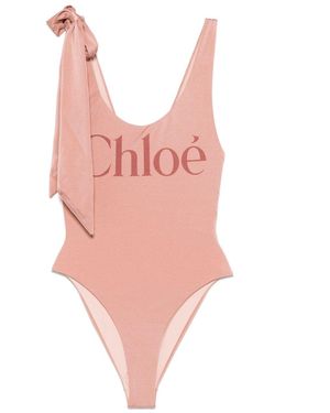 Chloé Badpak Met Logoprint - Roze