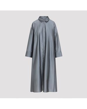 Max Mara Anna Midi Dress - Blue