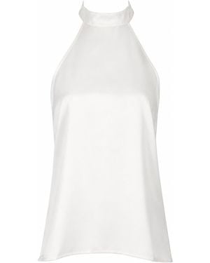 LA ROSE Tanktop Zijde - Wit