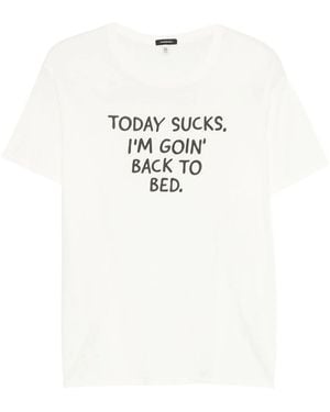 R13 Today Sucks Boy T - White