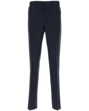 Versace Dark Wool Pant - Blue