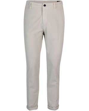 Mason's Pantalone Osaka in Velluto Panna - Grau