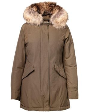 Woolrich Cappotto Parka Arctic Raccoon - Marrone