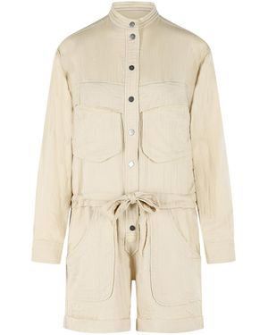 Isabel Marant – Einteiliger Overall "Betyna" aus beigem Baumwollgemisch - Natur