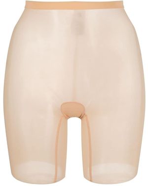 Wolford Pantalones Cortos De Malla - Neutro
