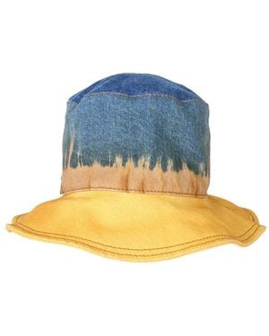 Alberta Ferretti Tie-Dye Bucket Hat - Blue