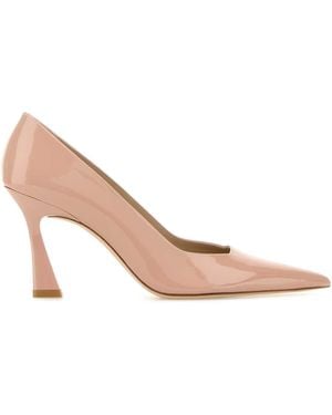 Stuart Weitzman Solid Pointed Toe Pump - Pink