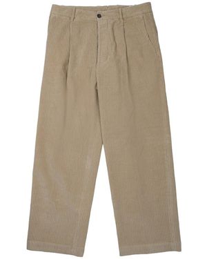 Nine:inthe:morning Ribbed Cotton Trousers - Natural