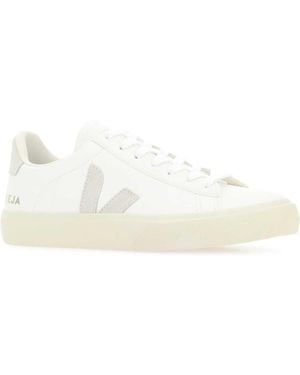 Veja White Chromefree Leather Campo Sneakers - Wit