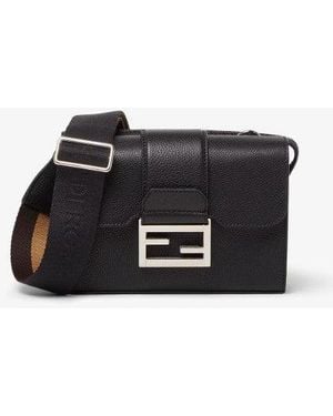 Fendi Stokbrood Dubbele Zwarte Tas