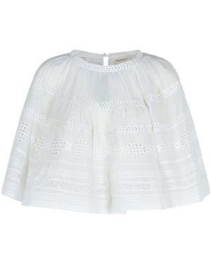 Isabel Marant 'Dilama' weiße Baumwollbluse