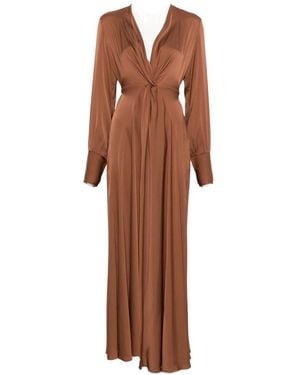 Silk95five Dresses Silk - Brown