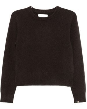 Extreme Cashmere Jersey De Cachemira Con Cuello Redondo - Negro