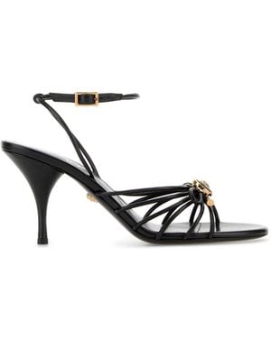 Versace Nappa Leather Sandals - White