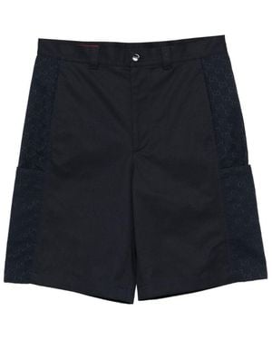 Gucci Cotton Twill Shorts - Blue