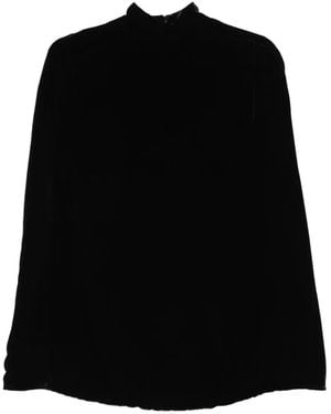Raquel Diniz Palmas High Neck Cape - Zwart