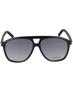 Saint Laurent Sonnenbrille SL 596 DUN 006 Schwarzes Schwarzes Grau /14/145