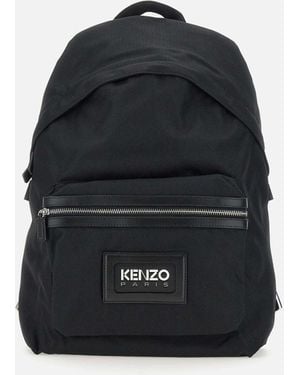 KENZO Kenzographie Schwarzer Rucksack Für Männer - Blau