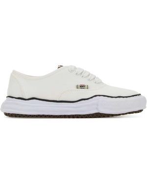 Maison Mihara Yasuhiro Baker Original Sole Canvas Low-Top Trainer - White