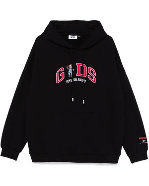 Gcds Chucky Lounge Hooded Sweatshirt - Black