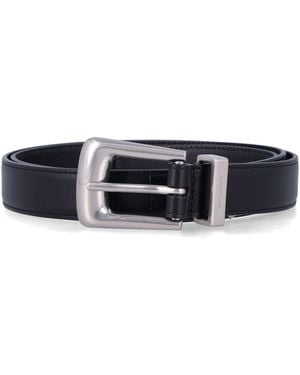 Saint Laurent Riemen Zwart