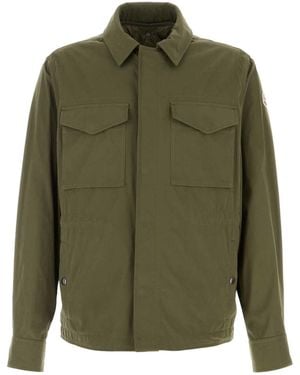 Moncler Army Green Polyester Blend Raquille Jacket