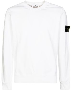 Stone Island Sweaters Weiß