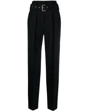 IRO Benet High-Waisted Trousers - Black
