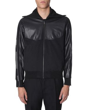 Givenchy Logo Front Zip Jacket For - Black