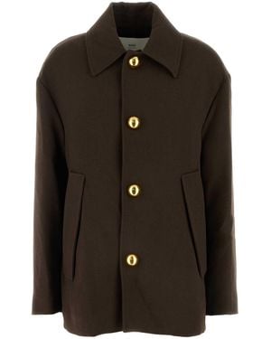 Ami Paris Ami Wool Jacket - Black