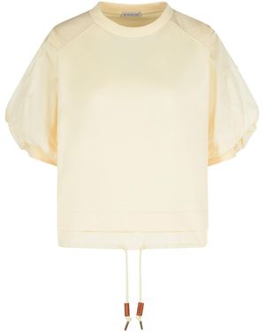 Moncler 'Over' Cotton Thirt - Bianco