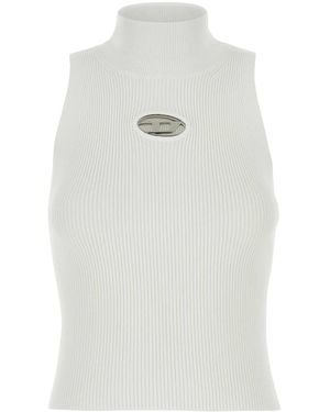 DIESEL Viscose Blend M-Onervax Top - White