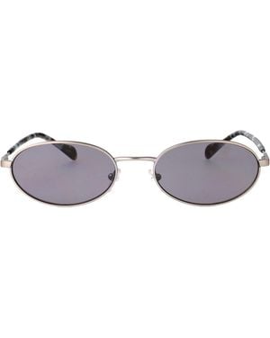 Emporio Armani Oval Sunglasses 0 Ea2175 3015/1 - Metallic